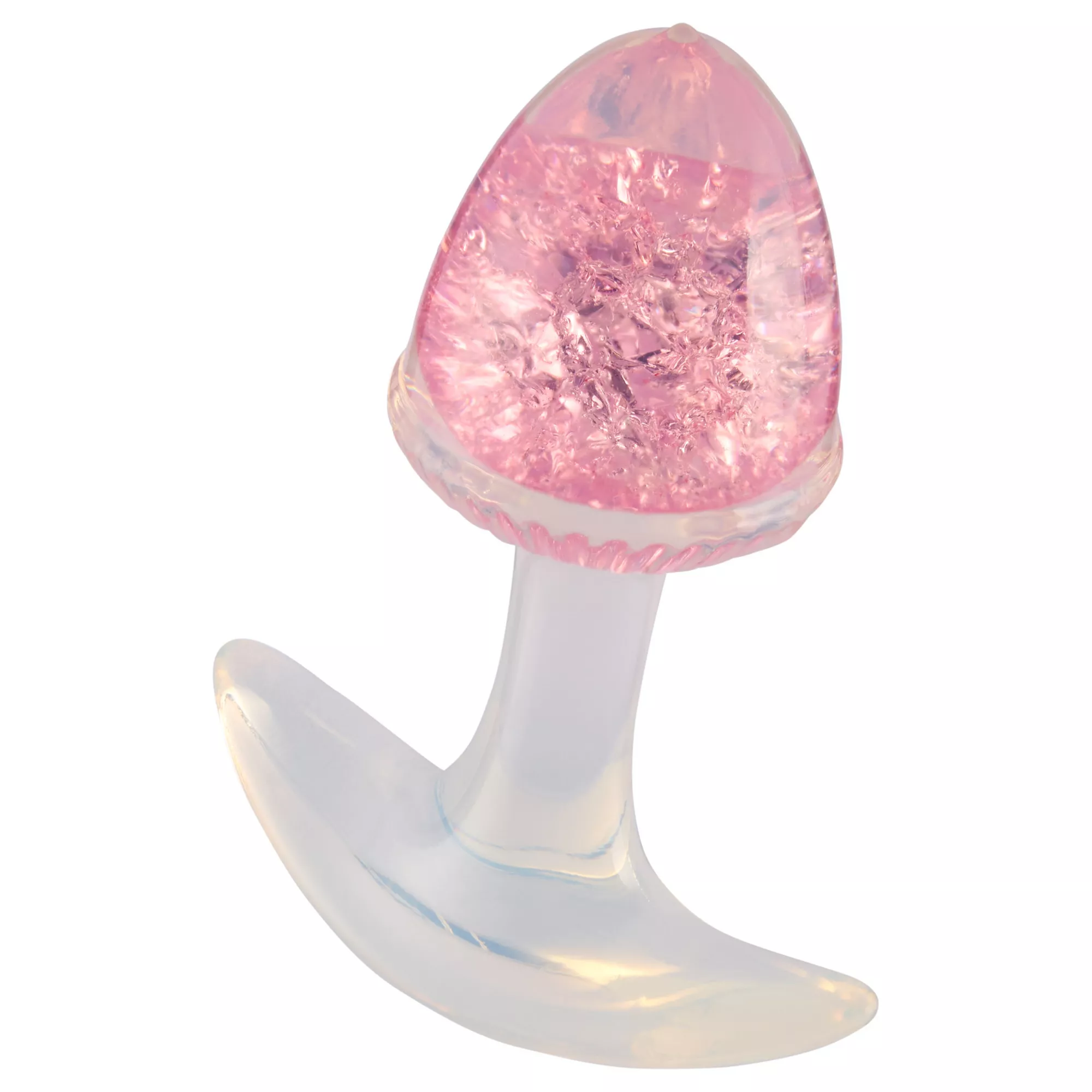Sexology Crystal Crush Pink Butt Plug at Spencer's