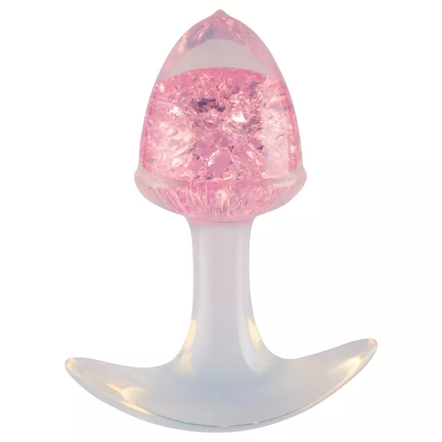 Sexology Crystal Crush Pink Butt Plug at Spencer's