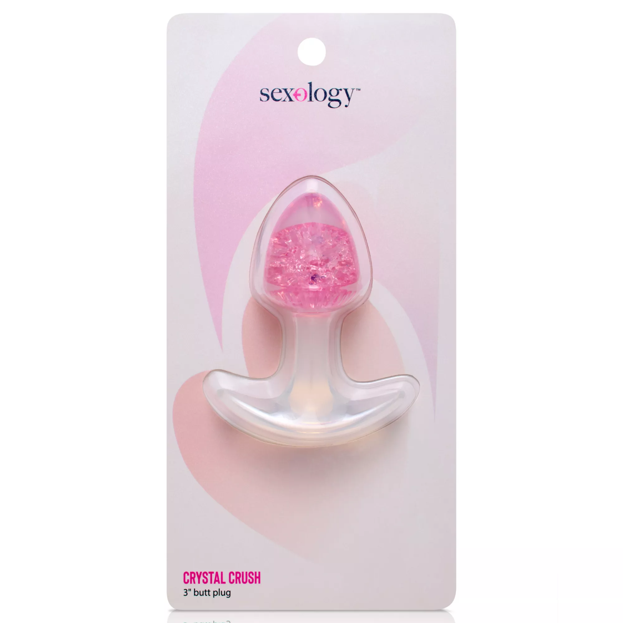 Sexology Crystal Crush Pink Butt Plug at Spencer's