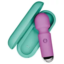 Bahama Buzz Wand Vibrator with Charging Case - Sexology On The Go at Spencer's