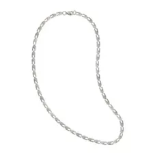 Flat Link Silver-Tone Chain Necklace at Spencer's