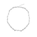Barbed Wire Silver-Tone Chain Necklace at Spencer's