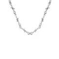 Barbed Wire Silver-Tone Chain Necklace at Spencer's