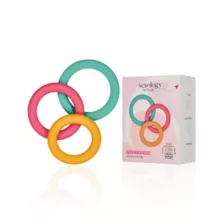 South Beach Sizzle Cock Rings - Sexology on the go at Spencer's