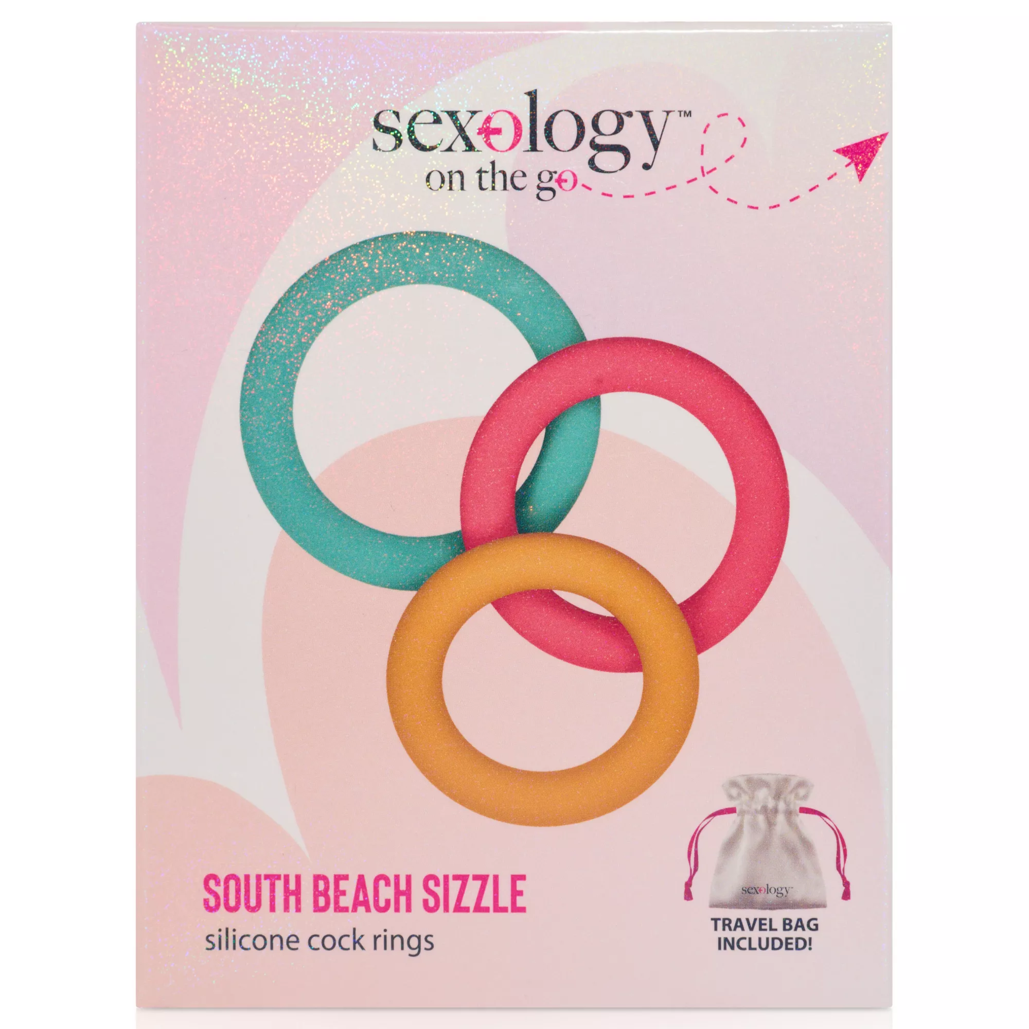 South Beach Sizzle Cock Rings - Sexology on the go at Spencer's