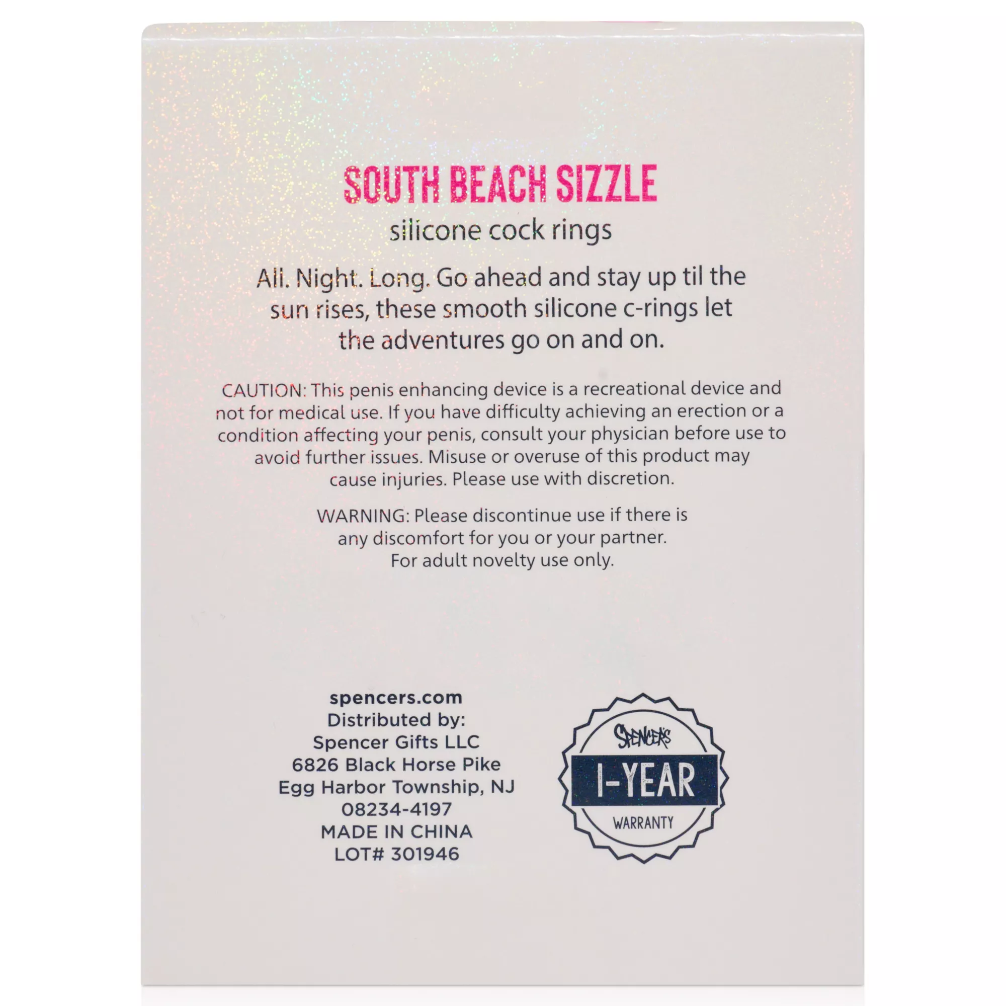 South Beach Sizzle Cock Rings - Sexology on the go at Spencer's