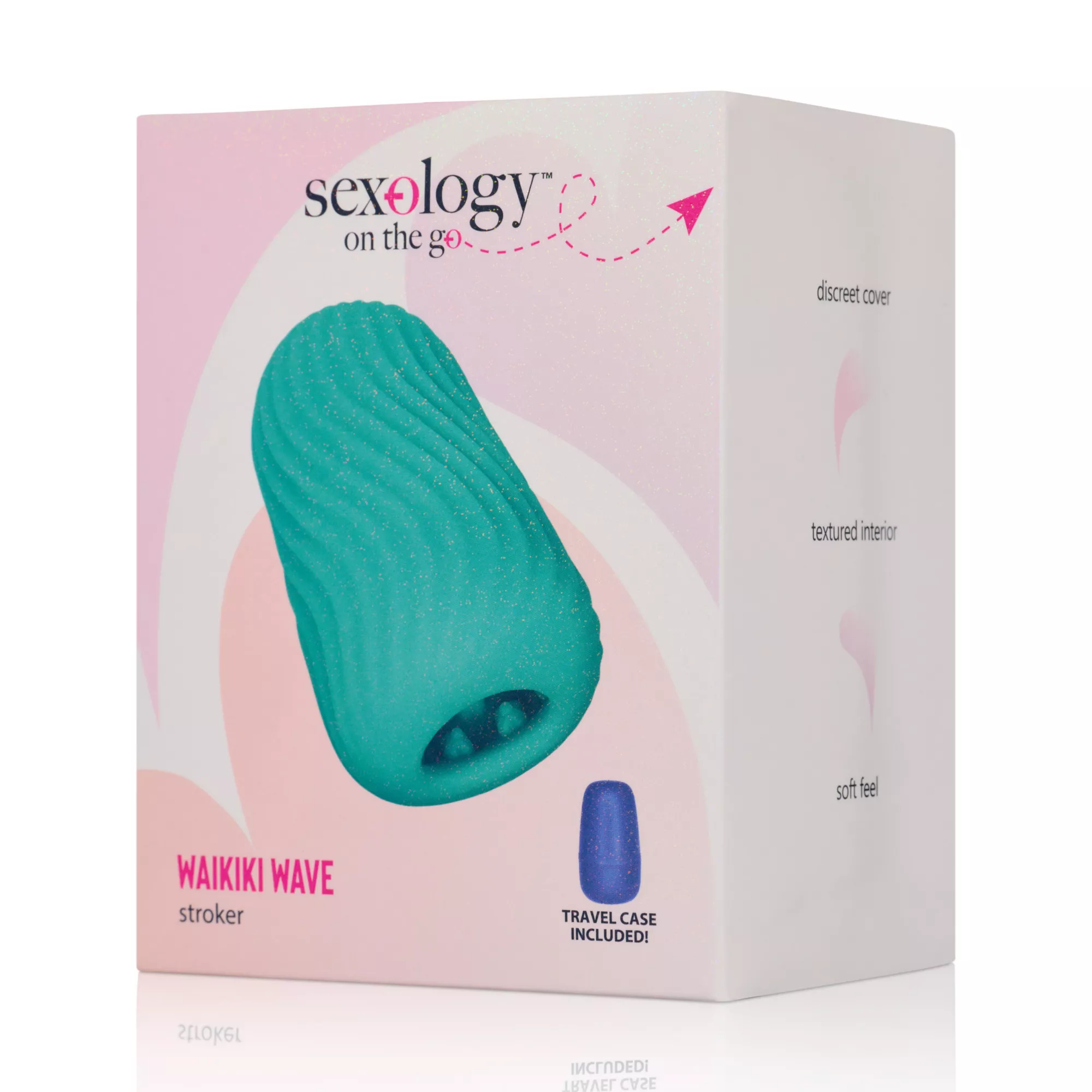 Waikiki Wave Stroker with Case - Sexology on the go at Spencer's