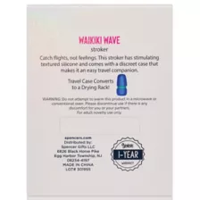 Waikiki Wave Stroker with Case - Sexology on the go at Spencer's