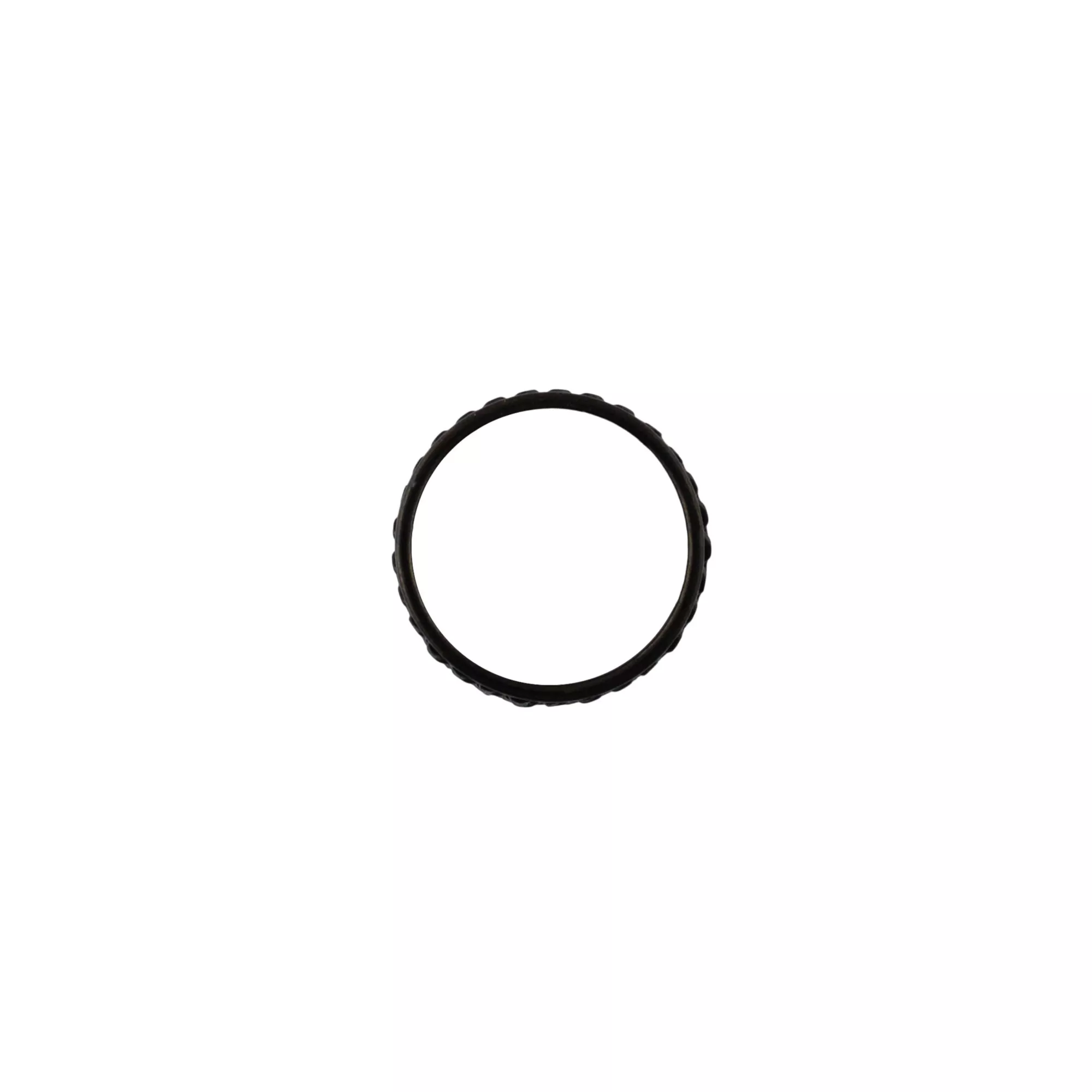 Double Chain Black Ring