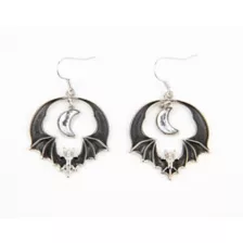 Moon Bat Dangle Hoop Earrings - 18 Gauge at Spencer's