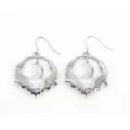 Moon Bat Dangle Hoop Earrings - 18 Gauge at Spencer's