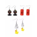 Multi-Pack Arcade Night Earring Set - 3 Pairs at Spencer's