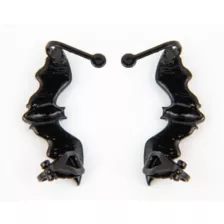 Black Bedazzled Bat Clip-On Ear Cuffs at Spencer's