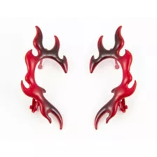 Red Flame Clip-On Ear Cuffs at Spencer's
