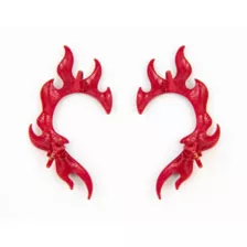 Red Flame Clip-On Ear Cuffs at Spencer's