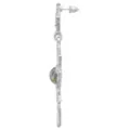 Opal-Effect Celestial Drip Silver-Tone Dangle Earrings at Spencer's