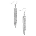 Rhinestone Bullet Dangle Earrings at Spencer's