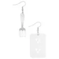 Fork and Outlet Dangle Earrings at Spencer's
