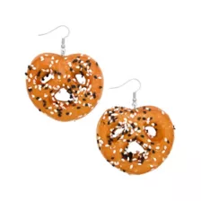 Everything Pretzel Dangle Earrings at Spencer's