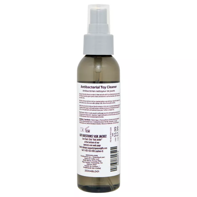 Antibacterial Toy Cleaner 4 oz. - Hott Love Extreme at Spencer's