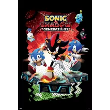 Sonic X Shadow Generations Poster - Sonic the Hedgehog at Spencer's
