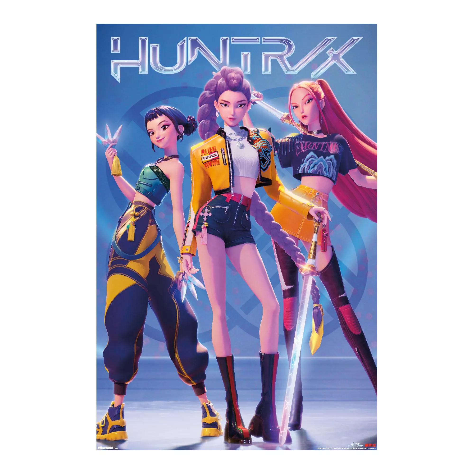 Huntr/x Poster - KPop Demon Hunters at Spencer's