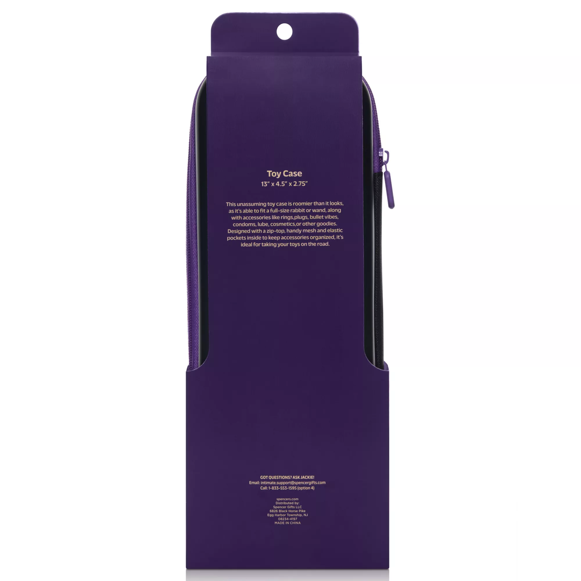 Hott Love Purple Toy Storage Case
