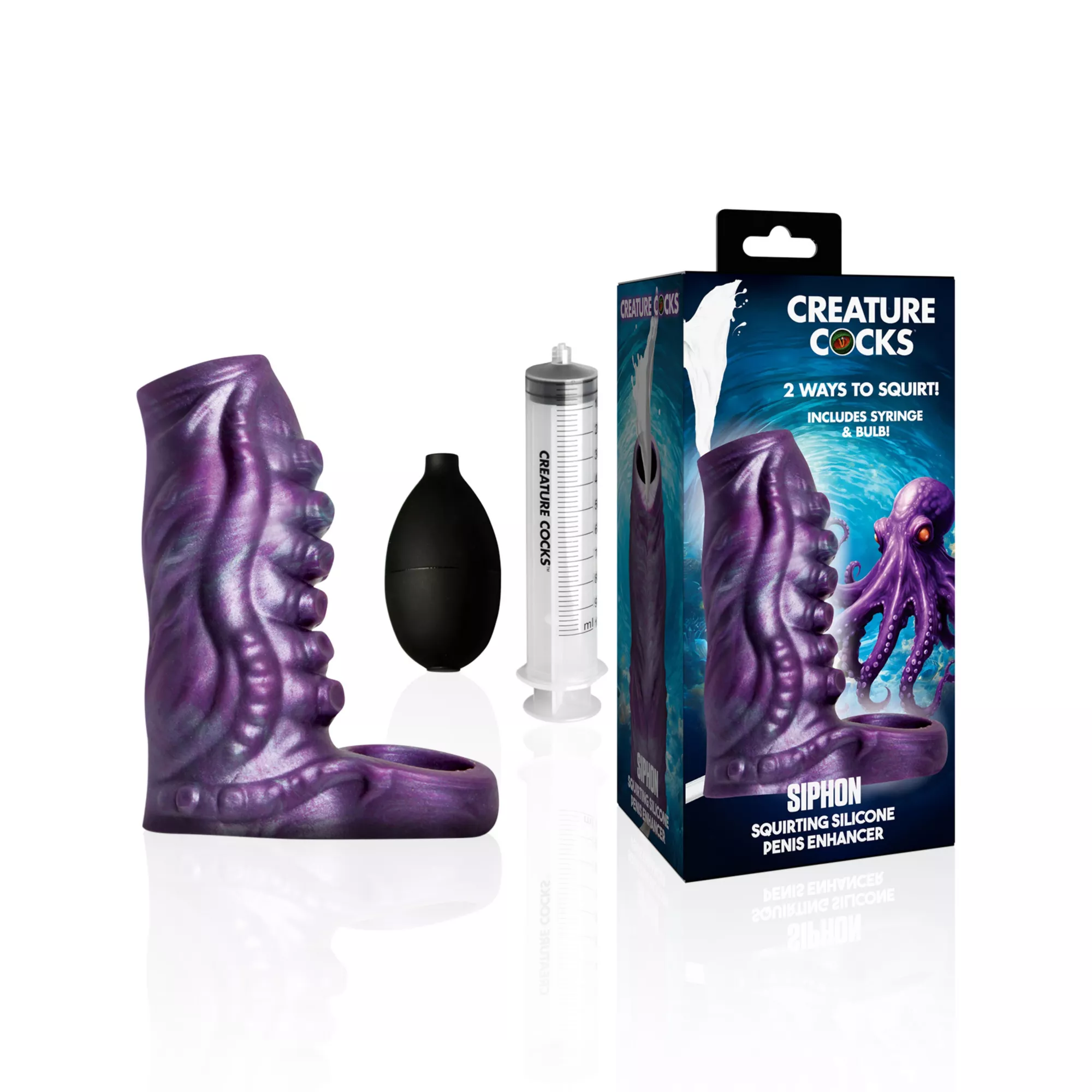 Creature Cocks Siphon Squirting Penis Enhancer at Spencer's