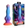 Creature Cocks Glow in the Dark Astro Cock Vibrating Dildo with Remote at Spencer's