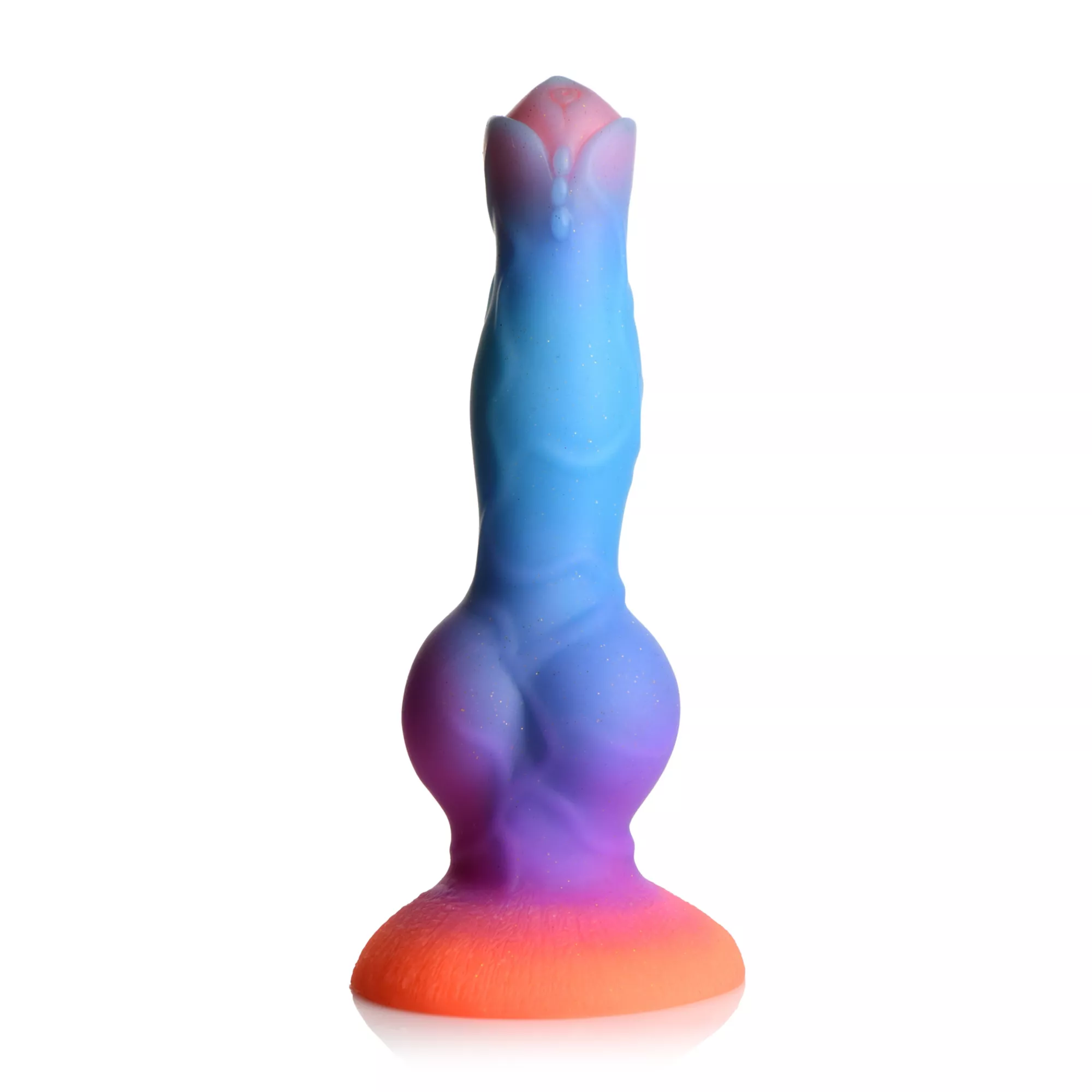 Creature Cocks Glow in the Dark Astro Cock Vibrating Dildo with Remote at Spencer's