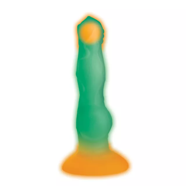 Creature Cocks Glow in the Dark Astro Cock Vibrating Dildo with Remote at Spencer's