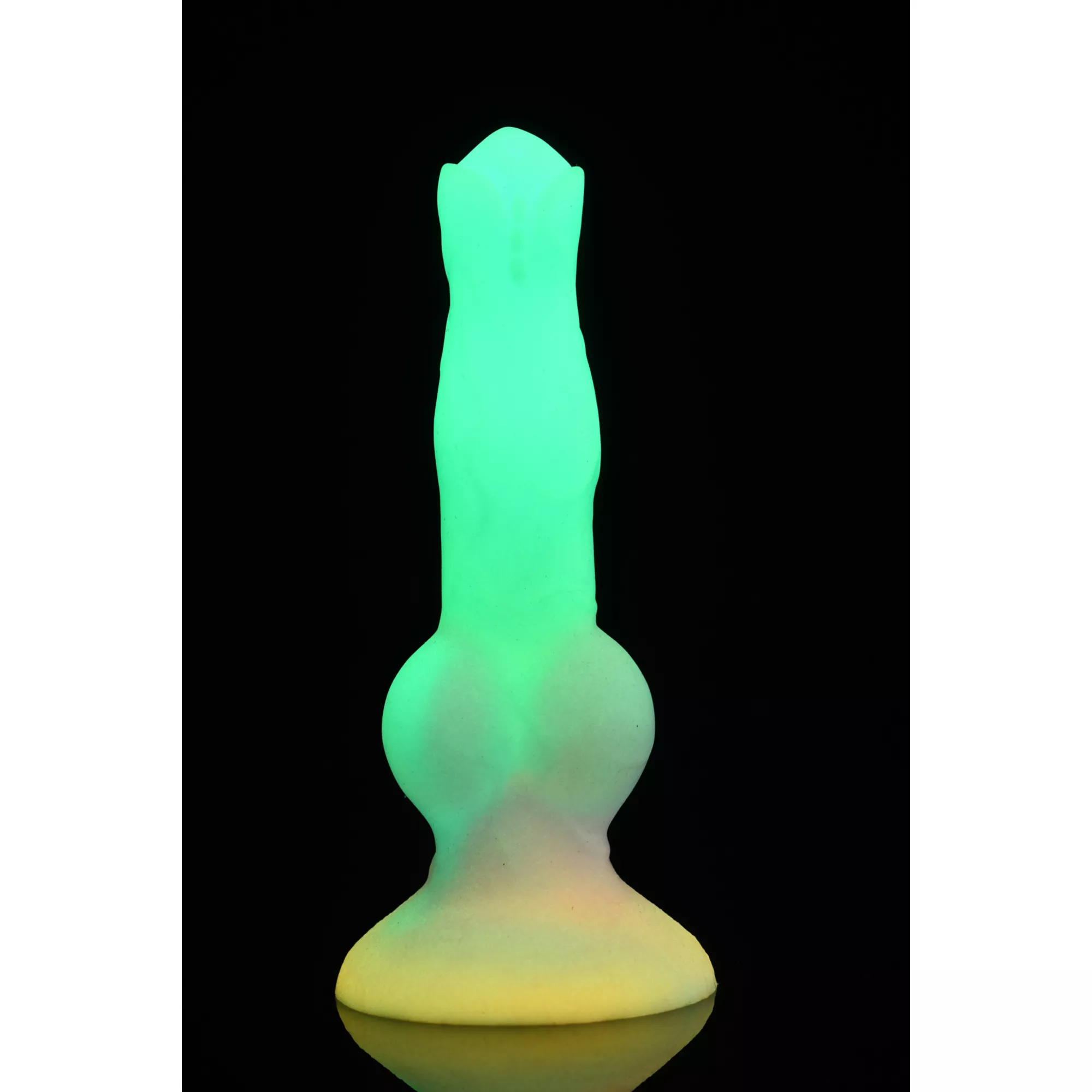 Creature Cocks Glow in the Dark Astro Cock Vibrating Dildo with Remote at Spencer's