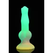 Creature Cocks Glow in the Dark Astro Cock Vibrating Dildo with Remote at Spencer's
