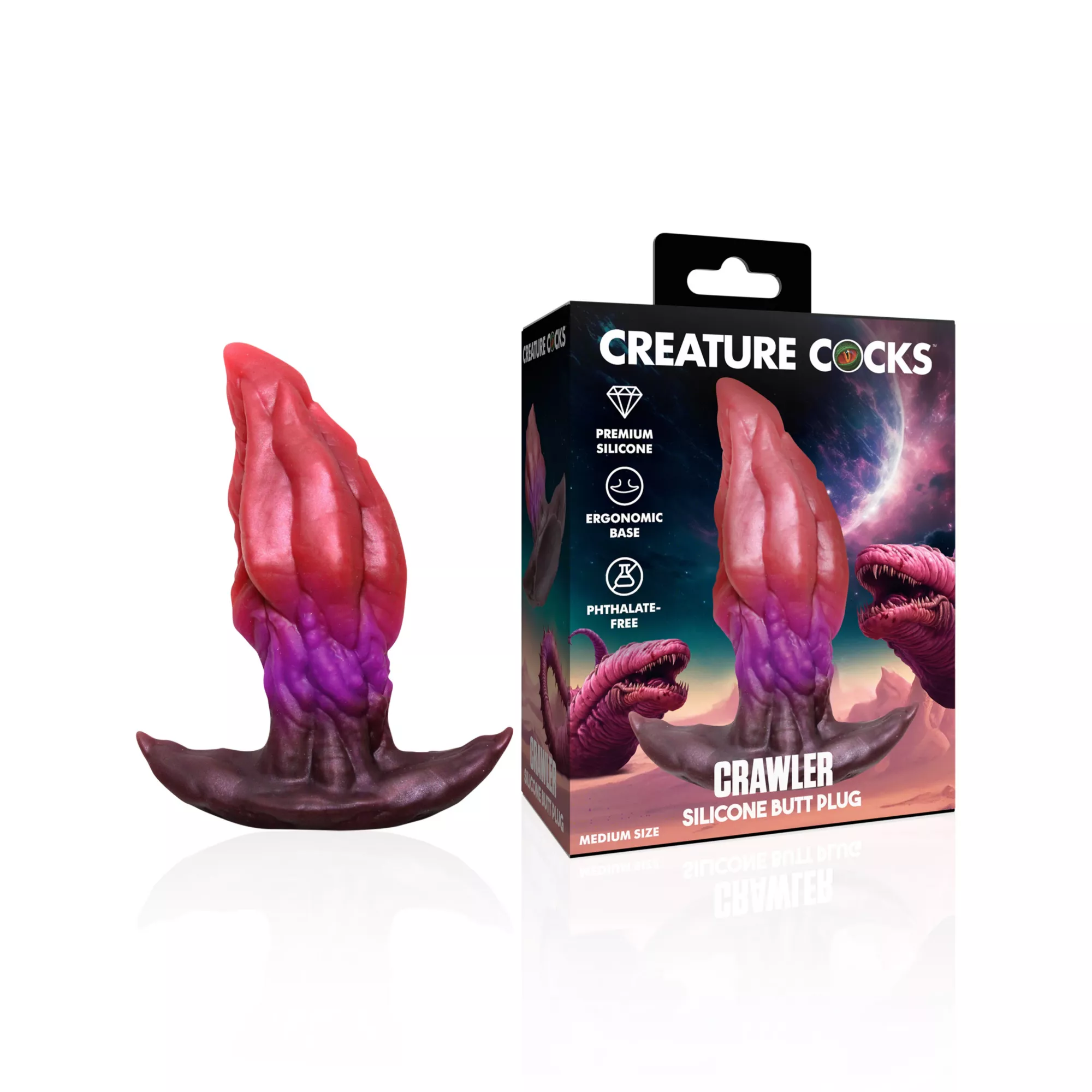 Creature Cocks Crawler Silicone Butt Plug at Spencer's