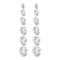 Multi-Pack Square CZ Magnetic Fake Stud Earrings - 6 Pair at Spencer's