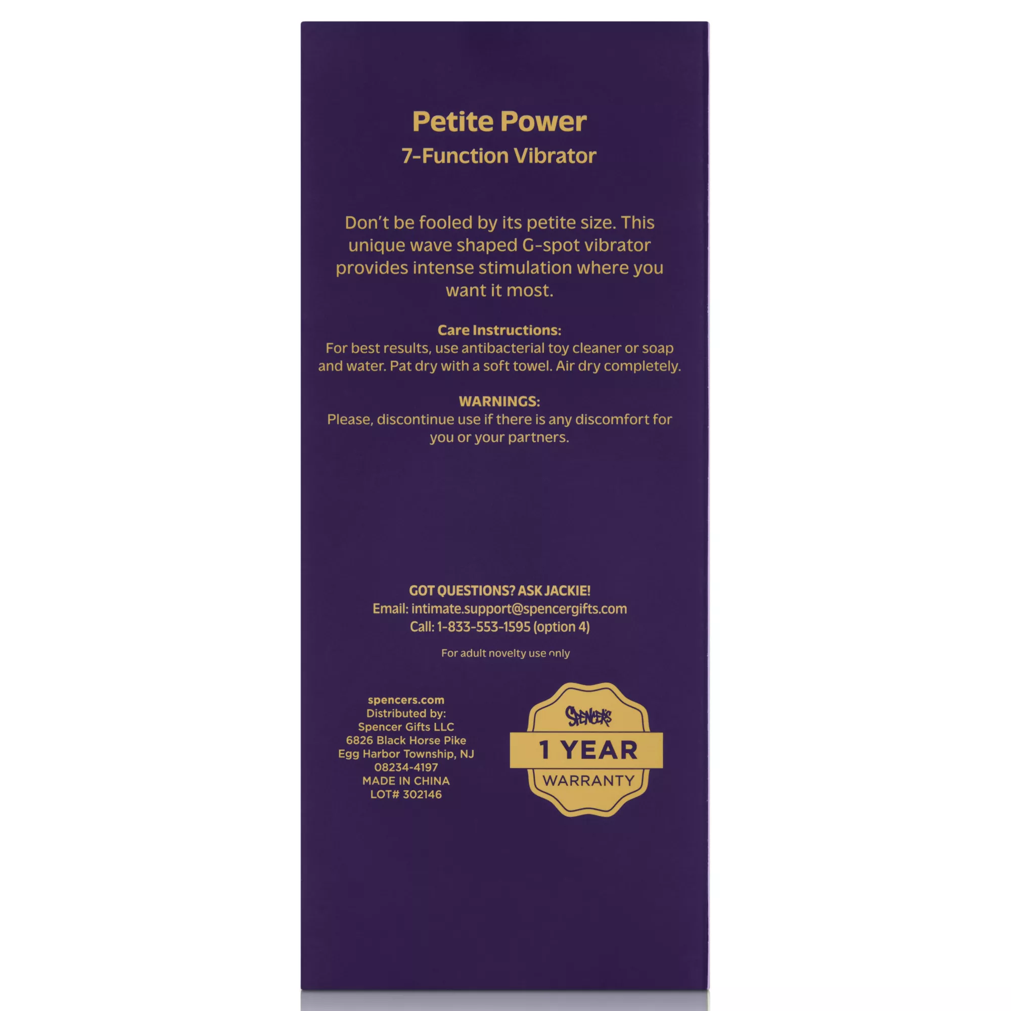 Hott Love Petite Power Vibrator at Spencer's