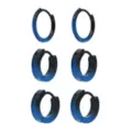 Multi-Pack Blue and Black Ombre Huggie Hoop Earrings 3 Pack - 18 Gauge at Spencer's