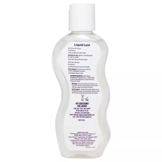 Liquid Lust Water-Based Glide 4 oz. - Hott Love at Spencer's
