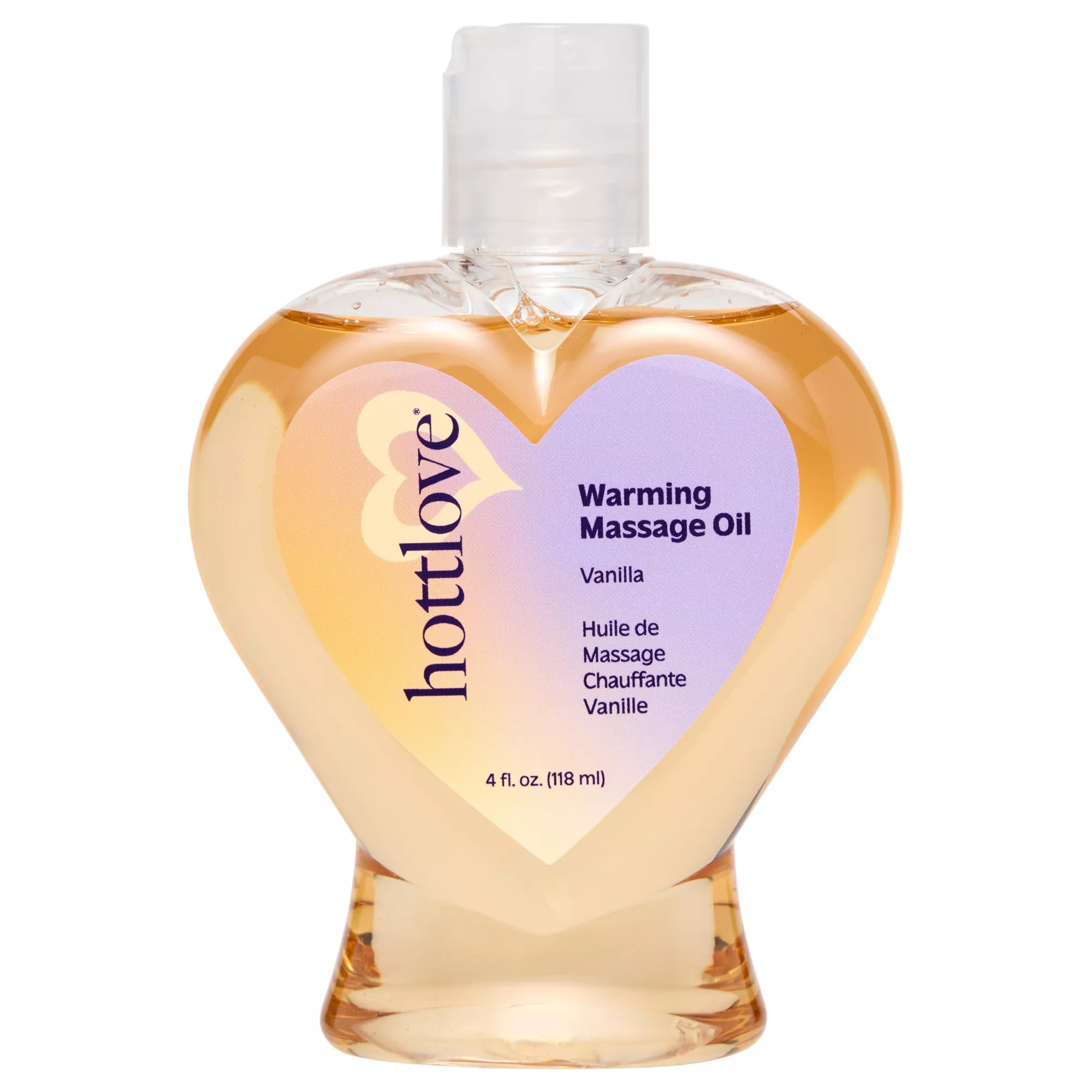 Vanilla Warming Massage Oil 4 oz. - Hott Love at Spencer's