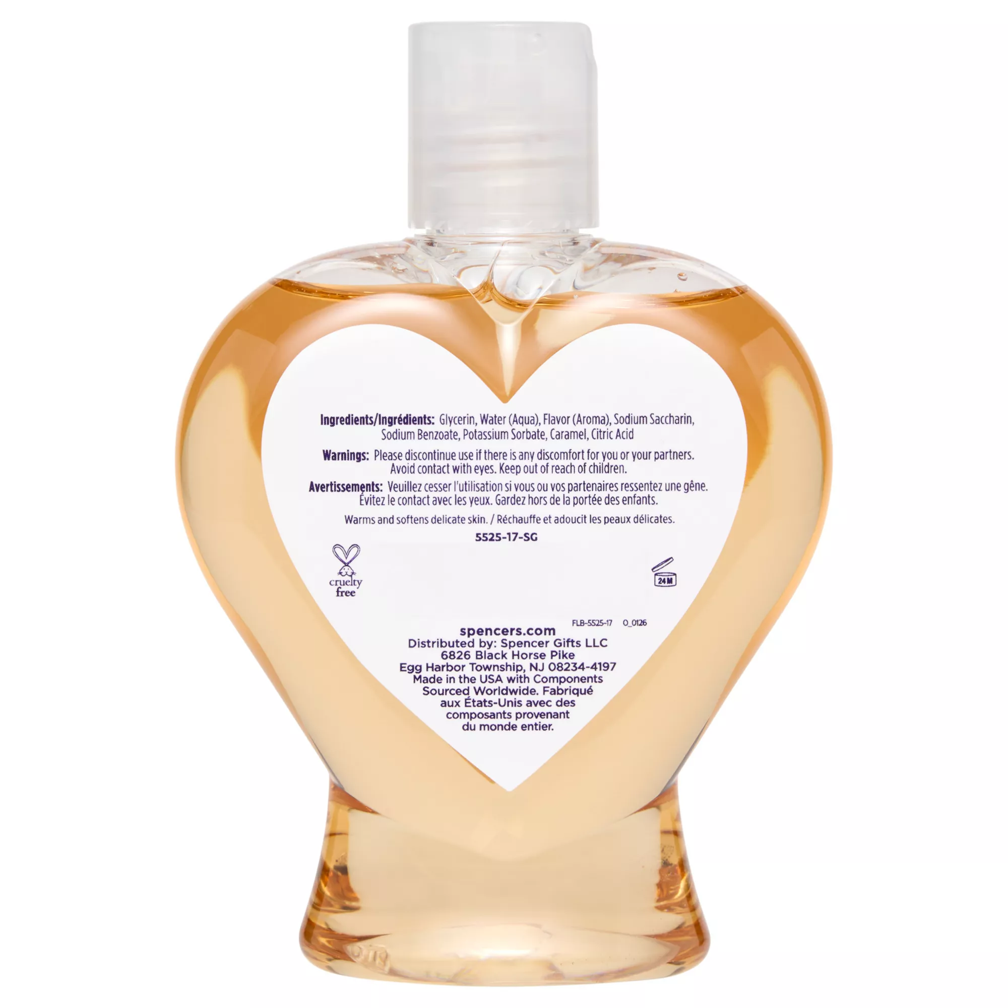 Vanilla Warming Massage Oil 4 oz. - Hott Love at Spencer's