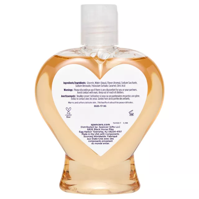 Vanilla Warming Massage Oil 4 oz. - Hott Love at Spencer's
