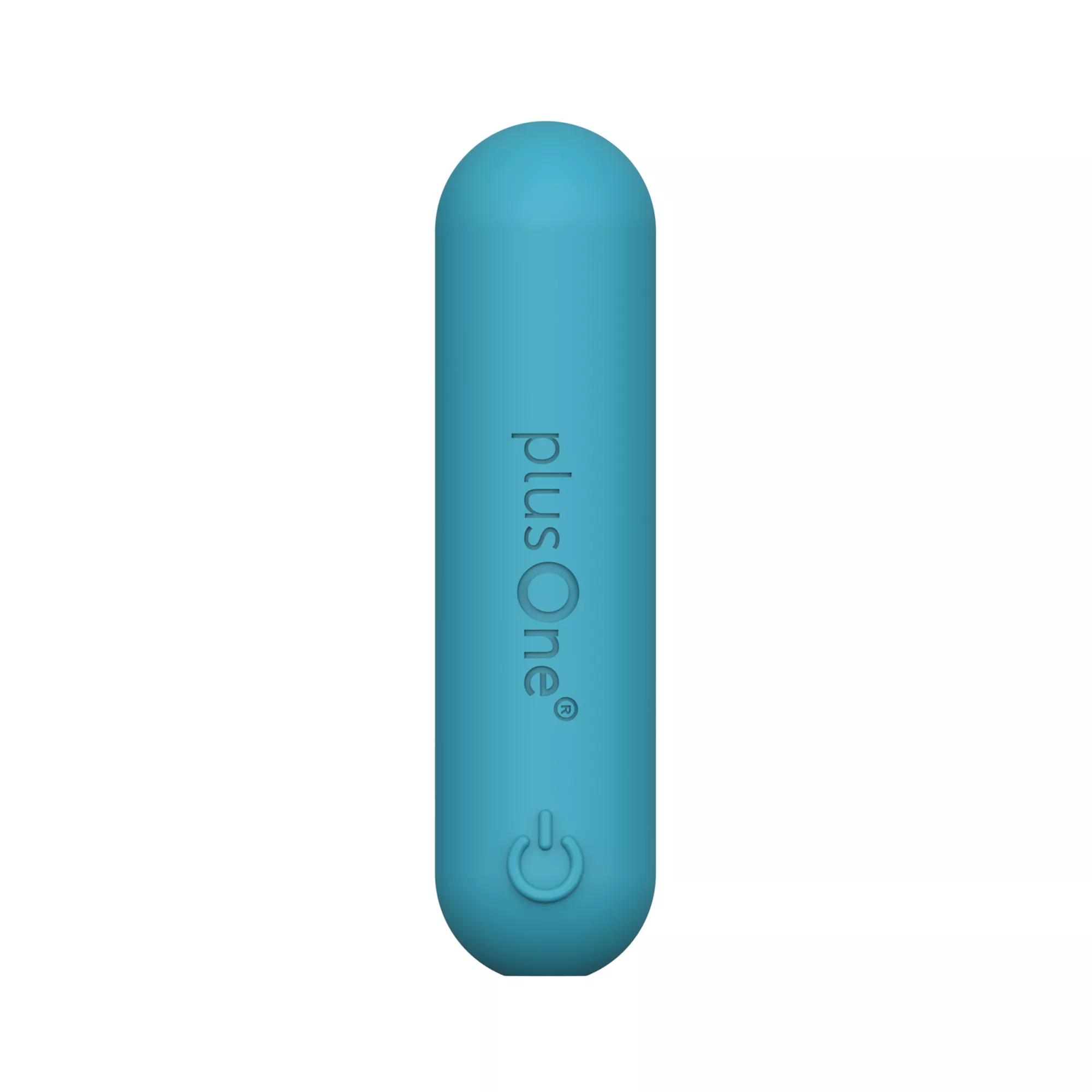 plusOne Ribbed Vibrating Bullet Teal