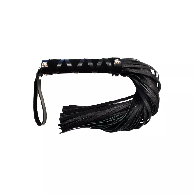 Rouge Black Leather Flogger at Spencer's