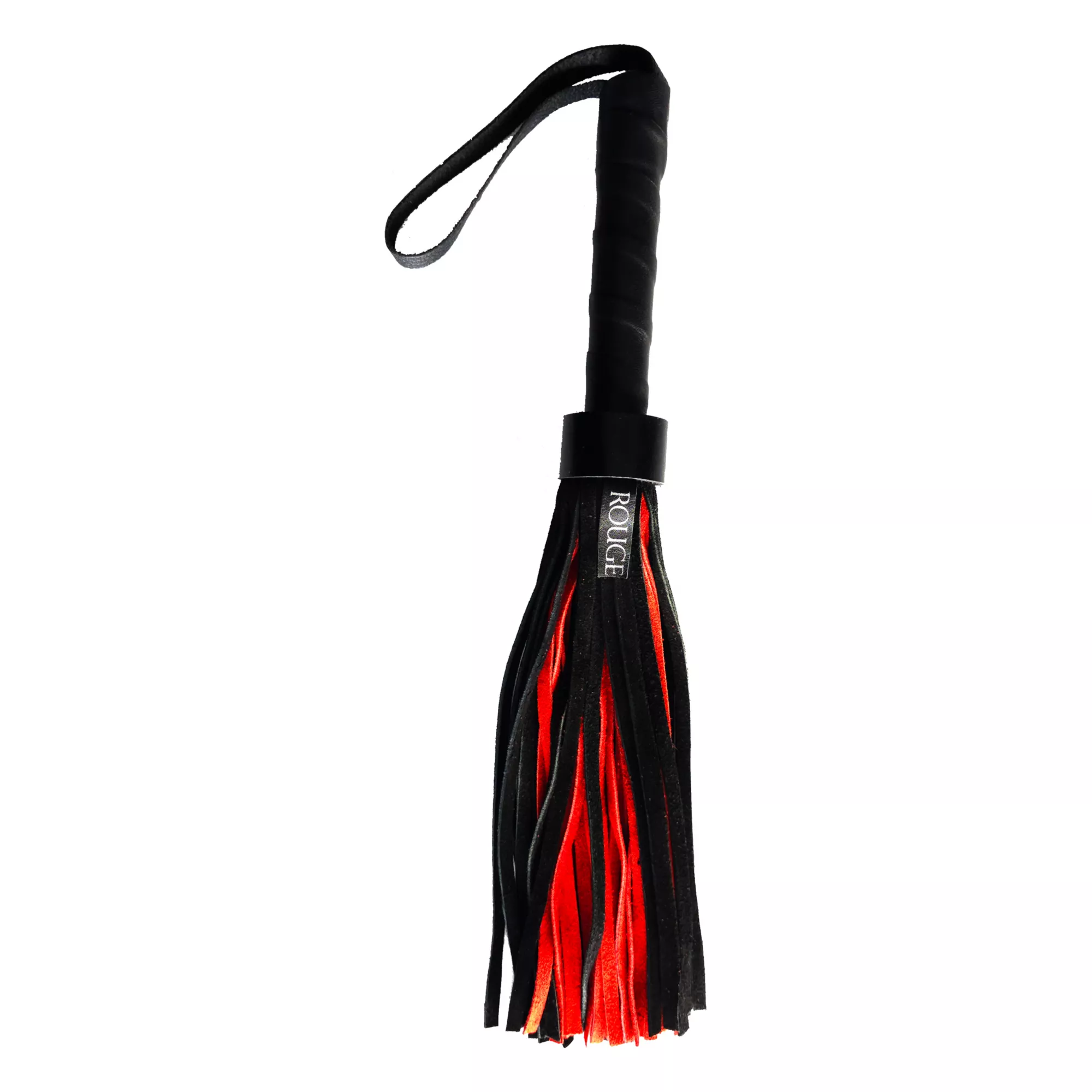 Rouge Red and Black Suede Flogger