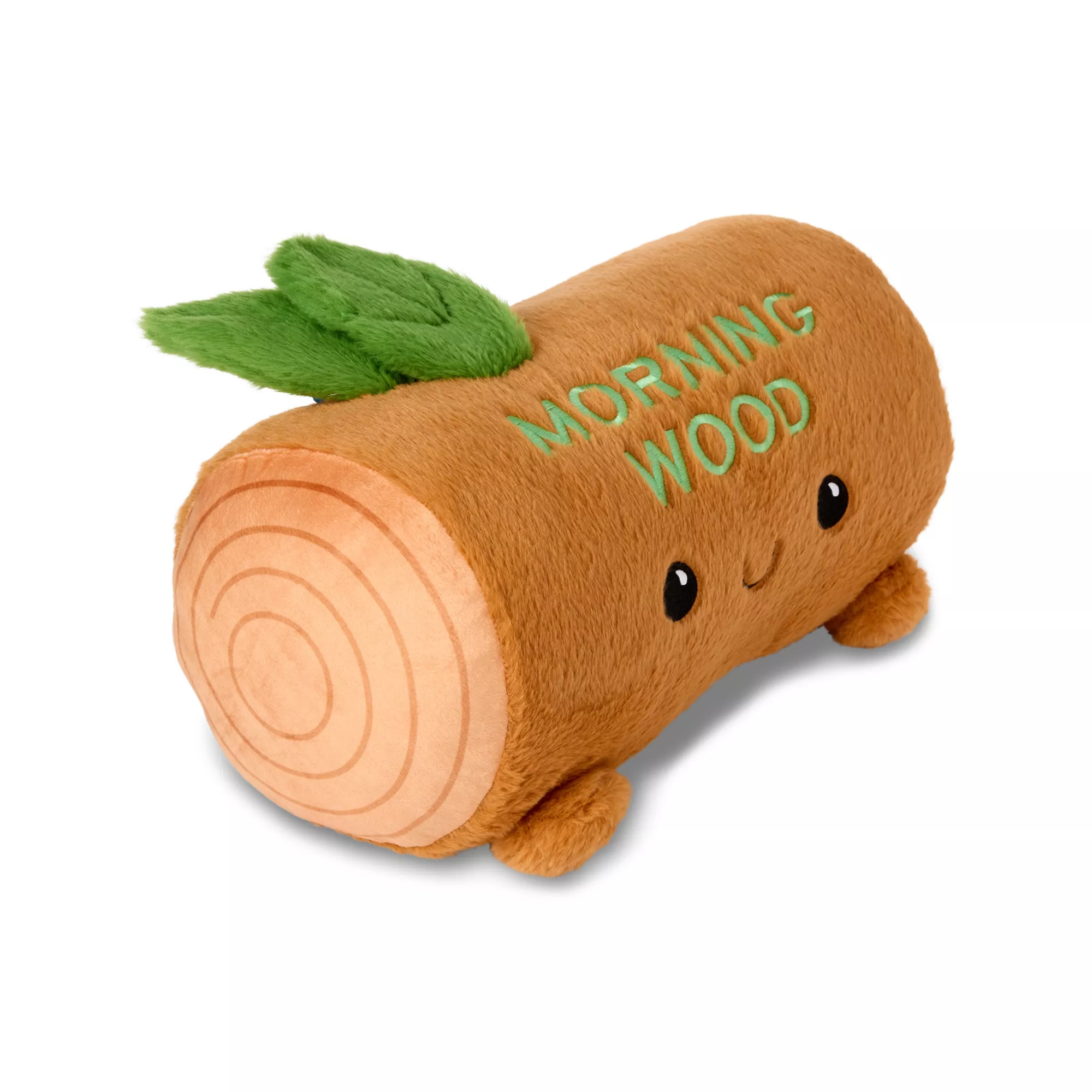Morning Wood Plush Pillow at Spencer's