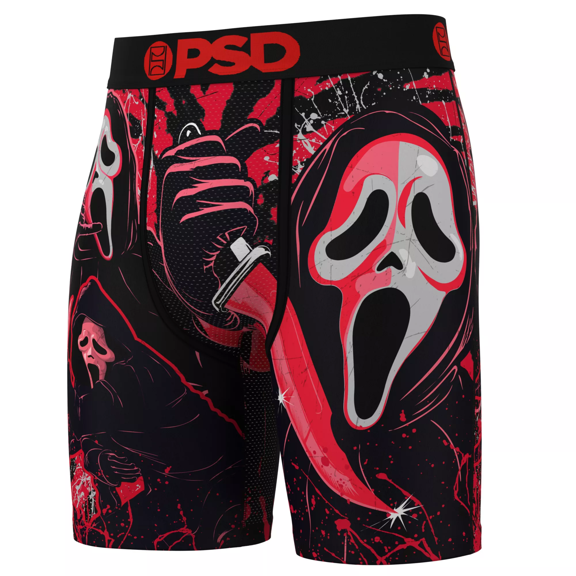 PSD Ghost Face Knife Boxer Briefs at Spencer's