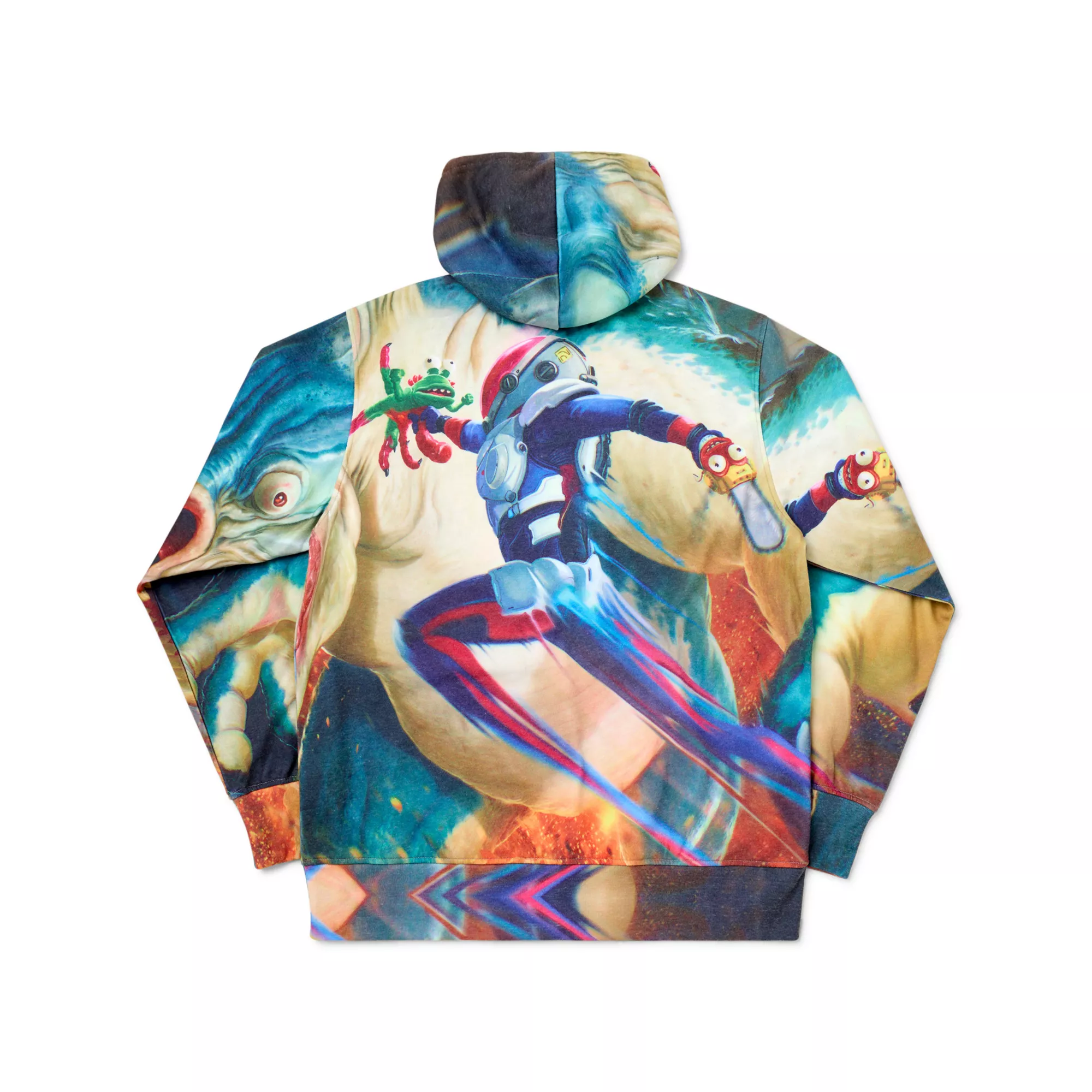 High On Life 2 All-Over Print Hoodie at Spencer's