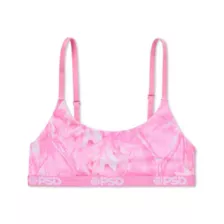 PSD Pink Trail Dust Camo Scoop Sports Bra at Spencer's