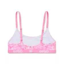 PSD Pink Trail Dust Camo Scoop Sports Bra at Spencer's