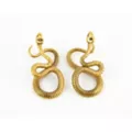Coiled Snake Gold-Tone Ear Hangers at Spencer's